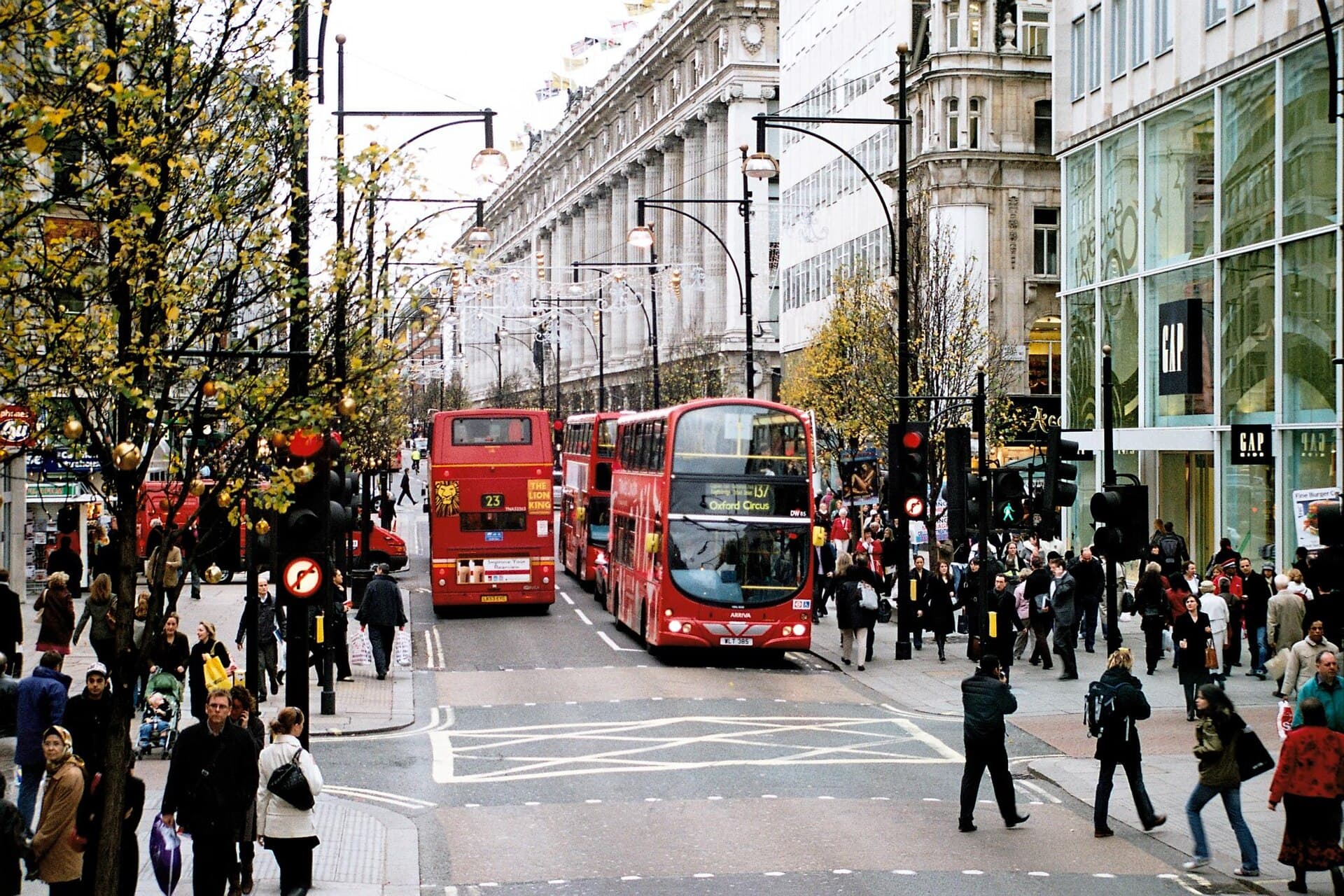 London’s Oxford Street bans traffic as city tries to revitalize a once-grand shopping district